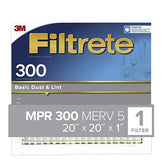 FILTER AIR DUST&LINT 20X20X1IN